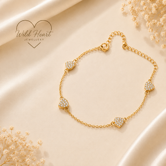 Wild Heart Dazzling Heart Bracelet