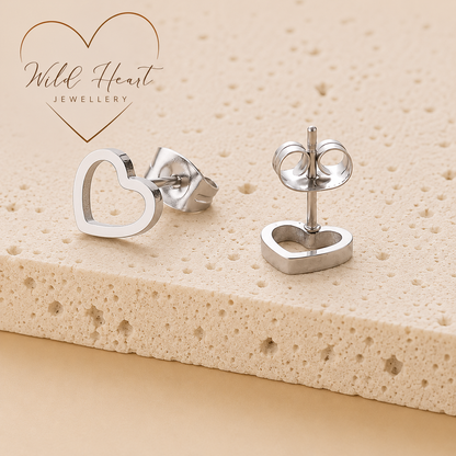 Golden Love Stud Earrings